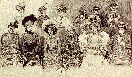 WHEN WOMEN ARE JURORS by Charles Dana Gibson