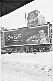Astor Place in the East Village of New York historical novelastor place coke ad 1936 Astor Place in the East Village of New York