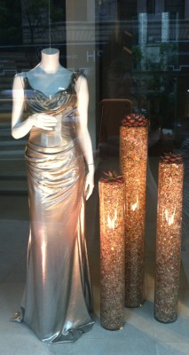 A Walk Down Madison Avenue historical novelDonna Karan dress pinecones 213x400 A Walk Down Madison Avenue