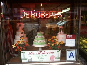 De Robertis in the East Village a few weeks ago